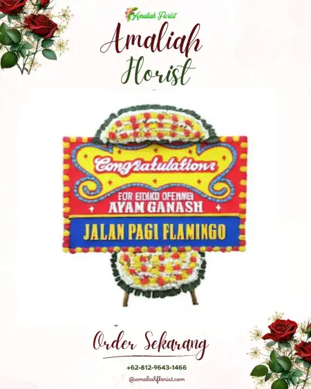 Sewa Papan Bunga Pangkah